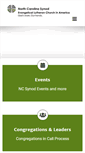 Mobile Screenshot of nclutheran.org